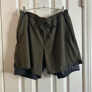Men’s Lululemon Surge Shorts in Green - Size Large
